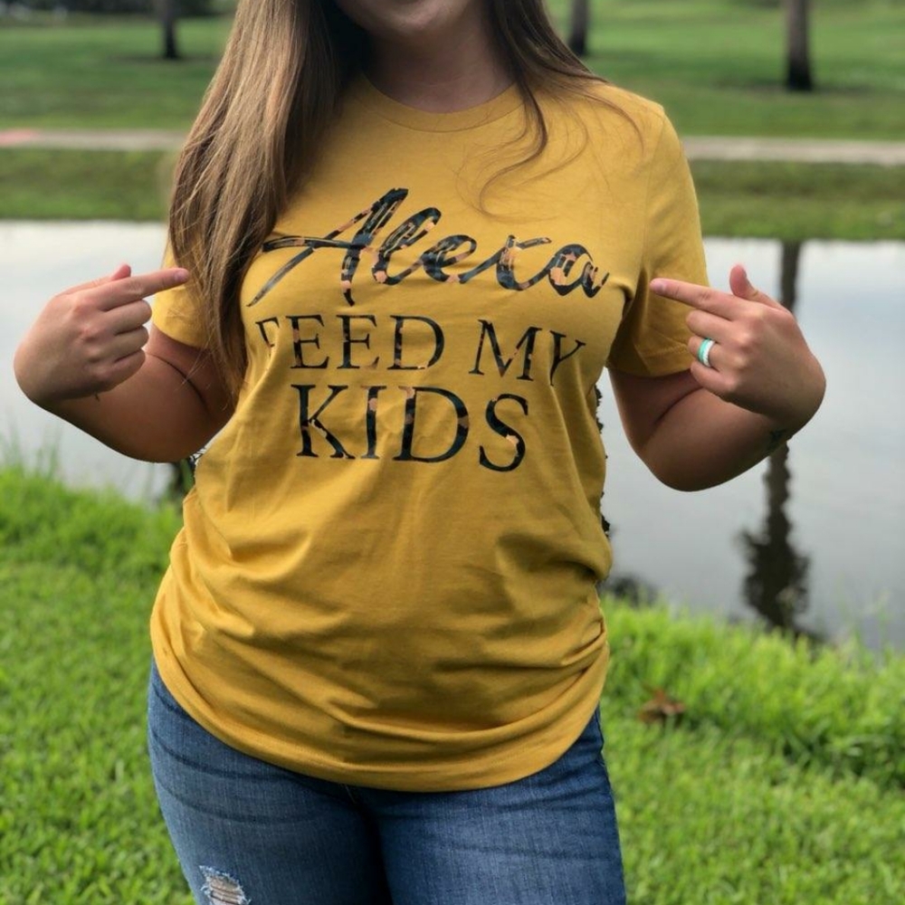 Alexa, feed my kids tee
